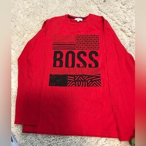 Boss long sleeve top for boys 12 years old
